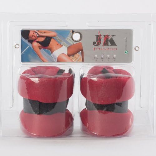 Movi Fintess CA1 Anklets Pair Neoprene, Red