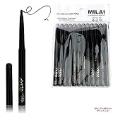 12 x BLACK EYELINER TWIST-UP PENS WATERPROOF WHOLESALE JOB LOT UK