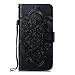 Produktbild Handyhülle Kompatible mit Samsung Galaxy A20e Hülle Case Sonnenblumen Mandala Leder Tasche Flipcase Cover Silikon Schutzhülle Handytasche Telefon Skin Ständer Schale Bumper Magnet schwarz