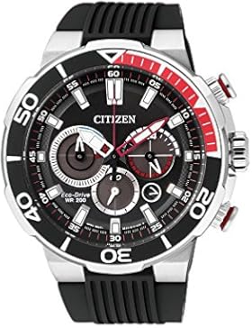Citizen Herren-Armbanduhr Chronograph Quarz Kautschuk CA4250-03E