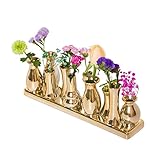 Die 10 Keramikvasen sind auf der gleichen Keramikbasis befestigt, können nicht getrennt werden.