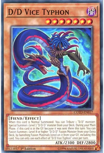 COTD-EN017 1st Ed D/D Vice Typhon Common Card Code of the Duelist Yu-Gi-Oh Single Card