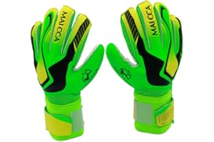 PolyMath Gants de Goalkeeper de Football pour Garçons Enfants Adultes Kit de Goalkeeper Premium Gant de Gardien de Foot Super Grip & Protection Taille 6/7/8/9/10