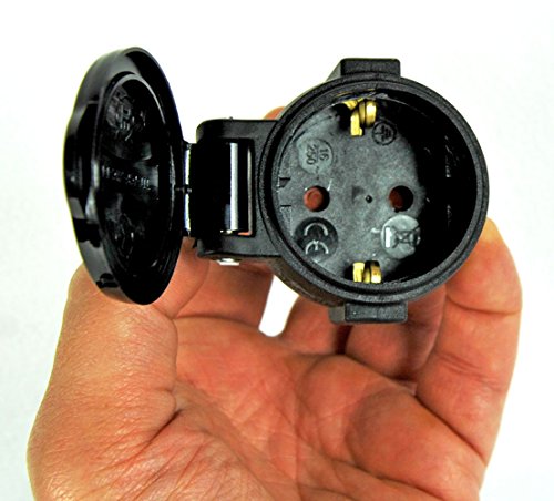 Gummi Verlängerungskabel 10m außen und Ihnen Strom 3x 1,5 mm² IP44 Stromkabel für Garten - 5