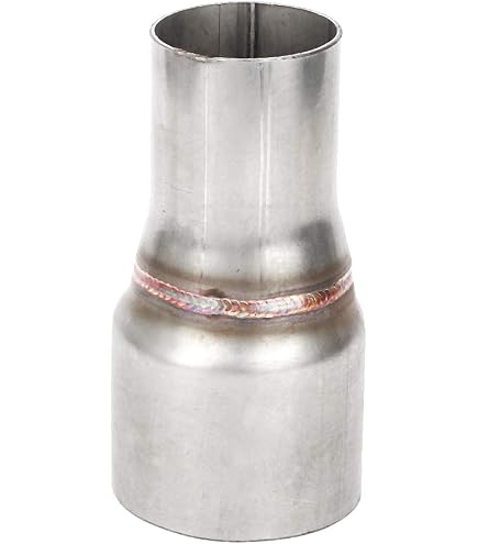 Tuyau D'échappement Droit Acier Inox 45mm-51mm - Adaptateur Réducteur Pour Voiture Ou Moto