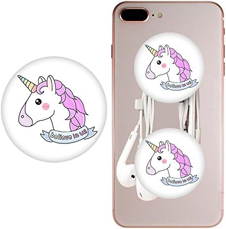 Mobile Phone Holder,Expanding Stand Grip Pop Mount Socket for Smartphones, iPhone and Tablets-unicorn
