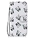 Produktbild Samsung Galaxy S8 Hülle, Chreey Schöne Persönlichkeit PU Leder Schutzhülle mit Bunte Muste Flip Case Handyhülle mit Standfunktion Kartenfächer Brieftasche Hülle [Panda]