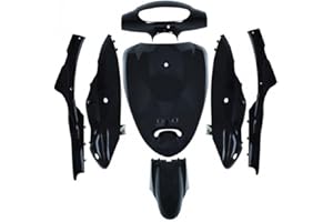 P2R (MOTORISÉ) CARROSSERIE-CARENAGE SCOOT ADAPTABLE SCOOTER CHINOIS NOIR (7 PIECES) -P2R-
