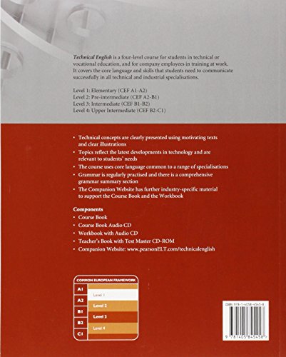 Couverture du livre de Technical English Level 1 Course Book.