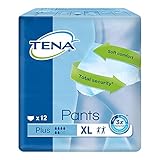 Case Saver 4 x TENA Pants Plus - X Large (120-160cm/46-62in) Pack of 12