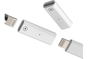 ZOYUZAN Adaptador Lightning Hembra a Lightning Hembra (2 Pack) Adapter Cargador Conversor para Apple Pencil 1 Generacion Accesorios Conector