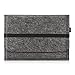 Produktbild kwmobile Laptoptasche Filz Sleeve für 11" 11,6" Laptop / Tablet - Notebook Tasche Schutzhülle Laptop Case Hülle in Dunkelgrau mit Innentaschen Innenmaße: ca. 31,5 x 25 cm