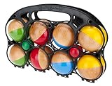 Boccia Spiel aus Massivholz, 8 Kugeln, Durchmesser 7 cm