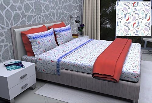 Blanco Raya Life-1 Bedding, Cotton, Blue, Double, 240 x 280 cm