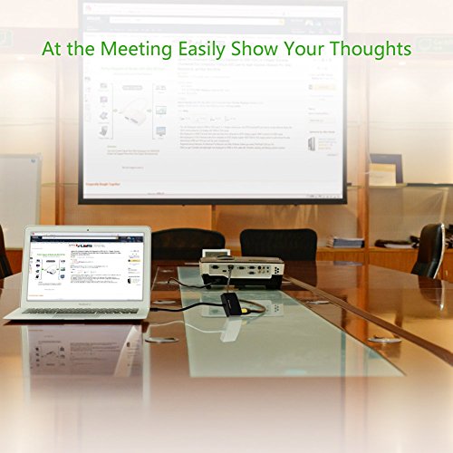 UGREEN Mini Displayport auf hdmi Adapter Thunderbolt auf Vga 2 in 1 HDTV Konverter 1080P für Apple Mac Book, MacBook Pro, MacBook Air, Mac Mini und iMac,Microsoft Surface Pro/ Pro 2/ Pro 3, Thinkpad X1/ Carbon/ Touch/ Helix Schwarz - 4