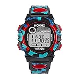 Mode Kinder Kind Junge Mädchen Uhren Multifunktion Wasserdicht Sport Elektronisch Armbanduhr Uhr Groveerble