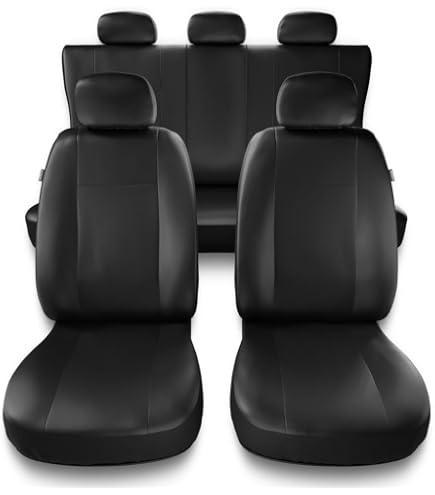 Housses De Siège Sur Mesure Pour Peugeot 207 Hayon/SW (2006-2012) - Kit Complet Avant + Arrière - Compatible Airbags