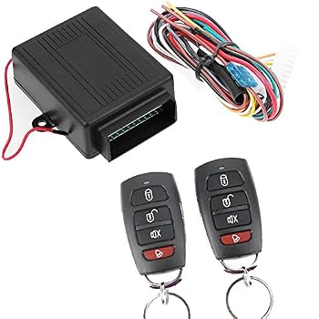 Kit Serrure Porte Universelle Voiture - Verrouillage Centralisé 4 Portes Avec Télécommande