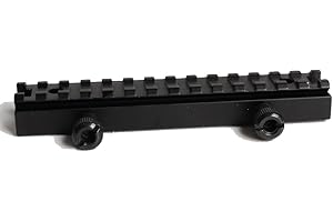 NOGA See Through 3/4 "Base per Asta Bassa 20mm Supporto per Guida del Nastro AR Dovetail Picatinny