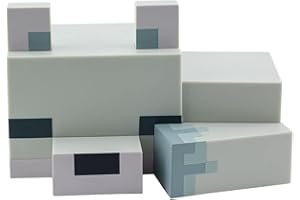 ‎PALADONE Paladone Polarfuchs 3D-Nachtlicht von Minecraft, offiziell lizenzierte, niedliche Lampe, Geschenk für Jungen und Mädchen, Zubehör fürs Gaming-Zimmer und Schlafzimmerdeko, batteriebetrieben