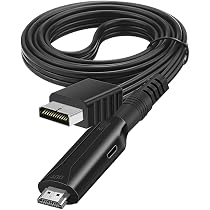PS1/PS2 To HDMI Converter Adapter For Sony PlayStation 1/2/3 – 39 Inch Cable, 720p Output