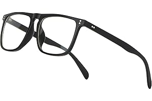 GIMDUMASA Brillenfassungen für Damen Computerbrille PC Gaming Brille Ohne Stärke Blue Light Blocking Glasses Herren UV Protection