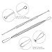 Abody 7Pcs Stainless Steel Facial Pimple Comedone Needle Acne Extractor Cleaner Blackhead & Blemish Kit with Black Bag