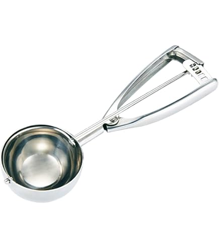Cuillères à Glace En Aluminium - Lot De 3 - 18 Cm Antiadhésives Pour Glace, Pâte à Cookies Et Plus