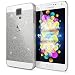 Produktbild NALIA Handyhülle für Samsung Galaxy S5 / S5 Neo, Glitzer Slim Hard-Case Back-Cover Schutzhülle, Handy-Tasche im Glitter Sparkle Design, Dünnes Bling Strass Etui Skin für Samsung-S5 - Silber
