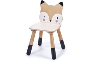 TENDER LEAF TOYS Tenderleaf Toys Forest Fox Chair - Wood Furniture and Nursery Decor for Children (Fox)
