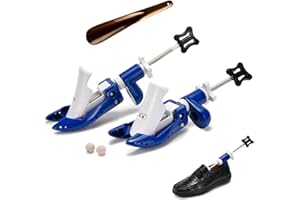WAILICOP Shoe Stretcher, 2 tenditori per scarpe con calzascarpe per uomo e donna, estensibili per scarpe