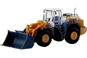 herpa- Liebherr L580 Wheel Loader 148122-001-Pale gommate Baustellen Fahrzeug, escavatori, modellini di Camion, Oggetti da Collezione, plastica-Scala 1:87, Multicolore, 148122-001
