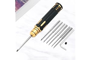 ANEEGFPV Prime Model Scriber Model kit Gundam Resin Carved Scribe Tool line Hobby Cutting Tool Chisel 7 Blades for RC Car/Drone Repair (1)