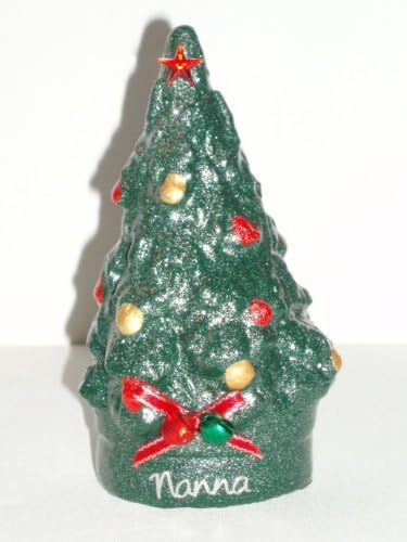 Nanna Festive Jingle Bells Christmas Tree Outdoor Cemetery Grave Memorial Tribute Ornament