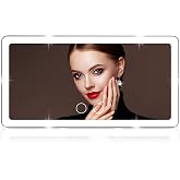 thumbnail image 2 of Rechargeable LED Car Sun Visor Vanity Mirror – 3 Color Modes, Stepless Dimming, Smart Touch – White Frame, 5V/2A USB 2 of 3