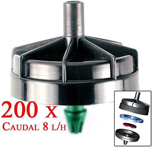 Feeder autocompensante Mushroom and antidrenante 8 Litres Per Hour. Feeder for Irrigation Agricola. Djing Feeder. Feeder pinchado. Top Quality Feeder Similar to NETAFIM. Bag of 200 Units