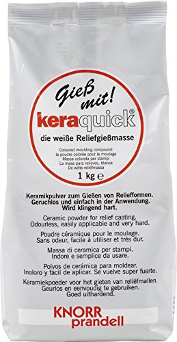 Knorr prandell 212160000 keraquick Gießmasse Blockbeutel (mit 1000 g Inhalt) weiß - 2