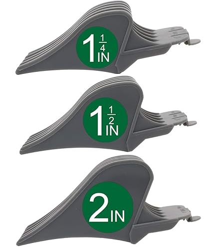 3 Inch Clipper Guards, Hair Clipper Guide Combs Premium For Wahl Clippers Mega Cutting Guides/Combs With 8 Cutting Lengths From 1.25-3 Inch Fit Most