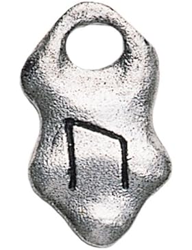 Ur / Uruz Rune Anhänger Amulett Talisman Zinn Schmuck - Stärke und Vorankommen
