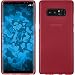 Produktbild PhoneNatic Case für Samsung Galaxy Note 8 Hülle Silikon rot matt + flexible Folie