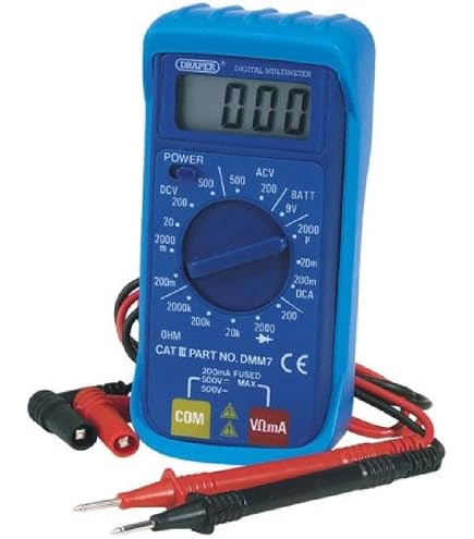 Probador De Voltaje Sin Contacto Draper 34277 - Rango 200-600V, Categoría III - Para Detectar Cables Vivos