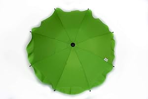 LITTLE ONES Baby Sun Umbrella Parasol Buggy Pushchair pram Stroller Shade Canopy rain brolly (Green)