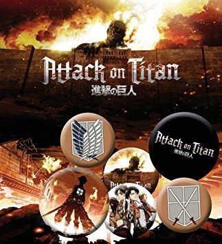 GB Eye LTD, Attack On Titan, Personajes, Pack de Chapas
