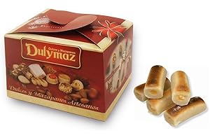 DULYMAZ Huesos de Santo Relleno Yema Calidad Suprema 300g Caja Granel