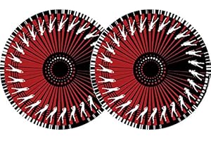 Zomo PAIRE DE FEUTRINES Rouge ZM62301 - Slipmat, color rojo