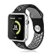 Produktbild Vaxiuja Watch Armband 42mm, Serie 1/2 Sport Armbanduhr Silikonarmband Ersatzarmband Armband for Apple iWatch/Apple Uhr Nike + 42mm Gray & Schwarz