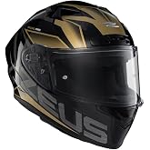 ZEUS ZS-826 BK3 Kapalı Motosiklet Kaskı Gold XS
