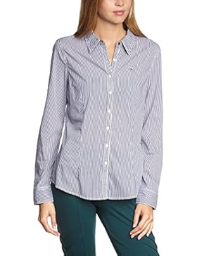 Hilfiger Denim Damen Slim Fit Bluse Faina stripe shirt l/s
