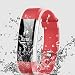 Produktbild ThreeCat Sport Smart Watch Outdoor Wasserdicht Touchscreen Fitness Tracker mit Pulsmesser Smart Armband für Sony, Samsung, HTC, Huawei und andere Die meisten Android Smartphone (red)