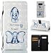 Produktbild Samsung Galaxy Note 8 Fall, Premium 3D gemustert PU Ledertasche Flip Wallet Case für Samsung Galaxy Note 8 mit Handschlaufe Kartenhalter - Big elephant